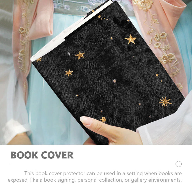 3pcs A5 Velvet Notebook Cover Book Protector Sleeve Dust Cover For Composition Books Elegant Cloth Book Covers Protector Pouch