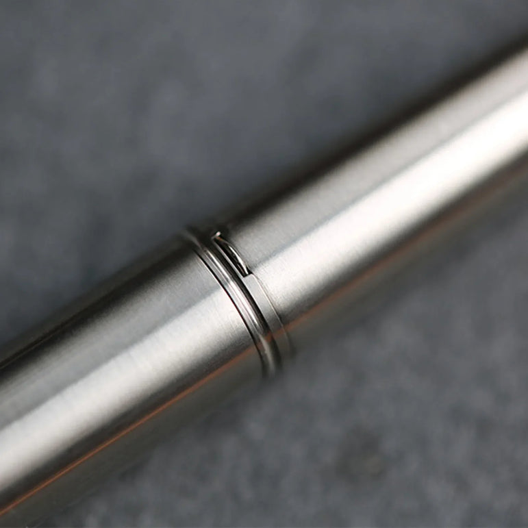 MOONMAN Ti200 Titanium Alloy Fountain Pen F 14K Gold 0.5mm nib with Converter Office Business Smooth Writing Ink Pen gift pens