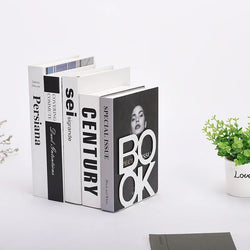 1Pcs Bookend Book Stand Support Sample Bookend Iron Desktop Art Non Slip Rack Shelf Holder School Stationery Office Accessories