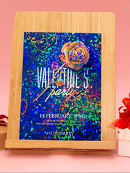 KRYON A4 20 Sheets Diamond Pattern Size:8.3x11.7 inch 210x297mm Holographic Sticker Paper Glitter Clear Cold Laminating Film