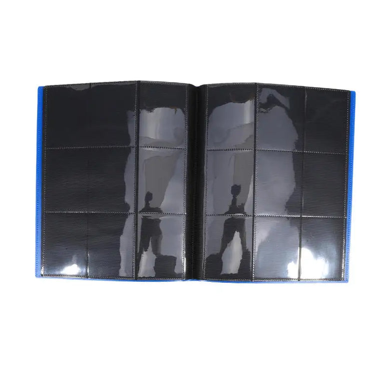 Trading Card Collector Holder 4/9/12-Pocket Binder Portable Storage Case Suitable for Game Cards Baseball Football Cards