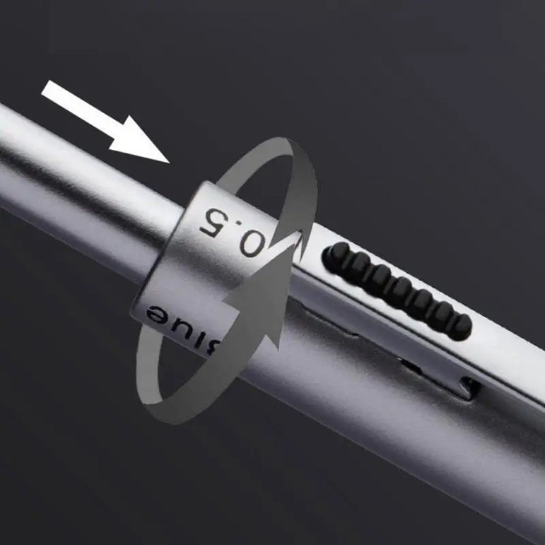4 In 1 Multifunction Gel Pens Gravity Sensor Metal Retractable Ballpoint Pen 3 Color 0.7mm Ballpoint+0.5mm Mechanical Pencil