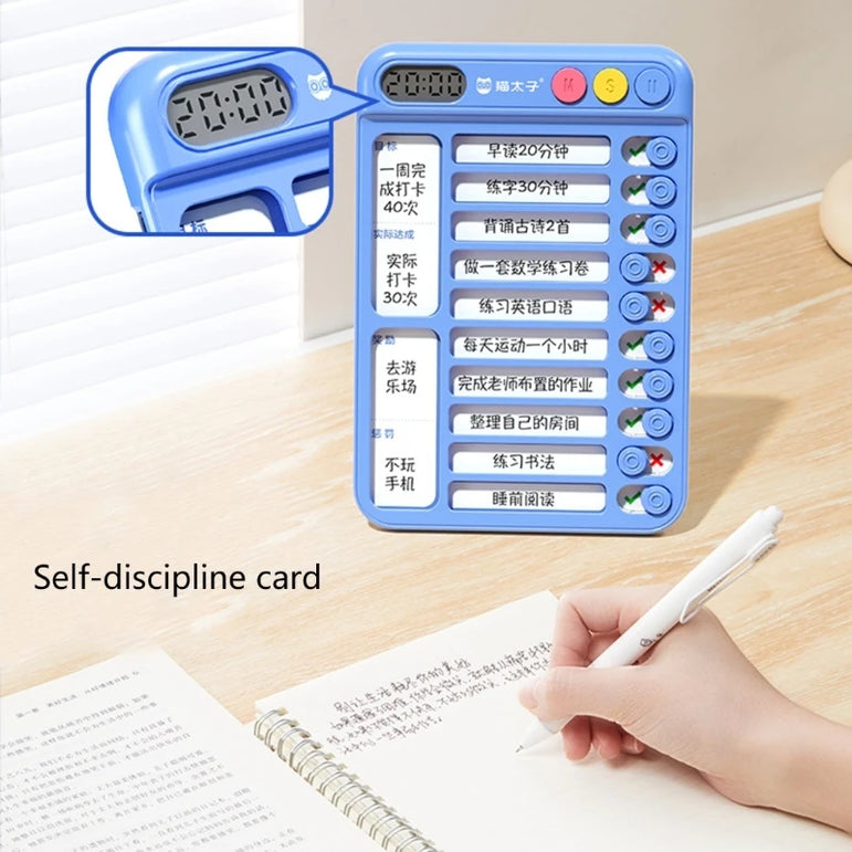 J0PB Portable Chores Chart for Kid, To Do List Checklist Task Board for Daily Plan