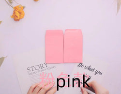 20pc Small 6x9cm Gule Stick Paper Letter Pocket Envelops for Cash Coin Mini Paper Envelopes Bag Small Business Supplies Red