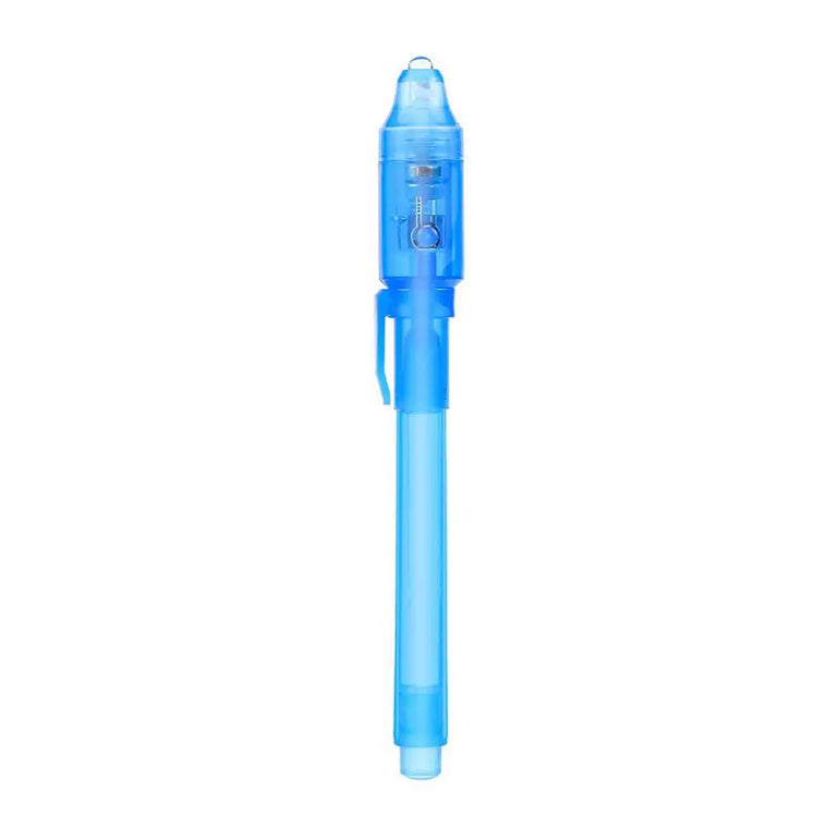 7pcs UV Light Pen Invisible Magic Pencil Secret Fluorescent Pen For Writing Pad Kids Child Drawing Painting Board Safety To Use