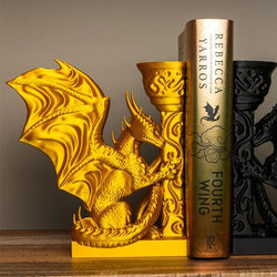 Whimsical Dragon Bookends Dragon Book End 3D Printed Animal Dragon Book Stopper A Must-Have For Fantasy Lovers Bookshelf Decor