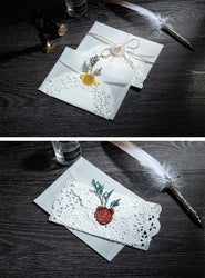 20PCS/Lot Semi-transparent Sulfuric Acid Paper Envelopes For DIY Postcard Card Storage Wedding Invitation Gift Packing