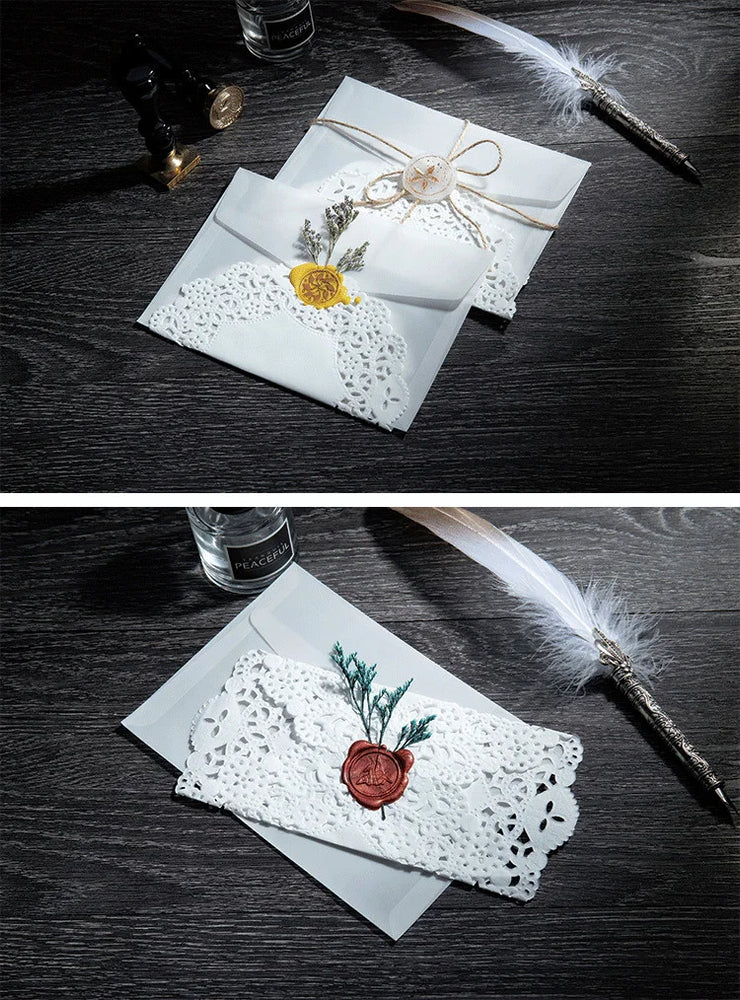 20PCS/Lot Semi-transparent Sulfuric Acid Paper Envelopes For DIY Postcard Card Storage Wedding Invitation Gift Packing