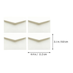 100 Pcs Mini Blank Envelopes Card Storage Bag Paper Envelope Document Holder Business Letter Envelope Money Bag Thickened File