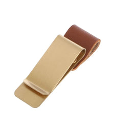 1Pc Metal Leather Pen Holder Brass Stainless Steel Pencil Clip Vintage Dairy Notebook Metal Clip Clipboards Pen Holder Pen Clip