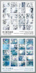 20pcs/lot Memo Pads Material Paper Renaissance Illustrated Scrolls Junk Journal diary Scrapbooking  Background Decoration Paper