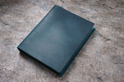First-layer Cowhide Notebook A4 Enlarged Notebook Crazy Horse Leather Binder Thickened Sketchbook Retro Notepad Gift Notebook
