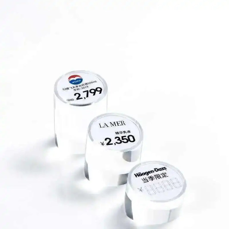 Sign Holder Price Name Card Tag Label Counter Top Number Price Tag Price Display Stand Case