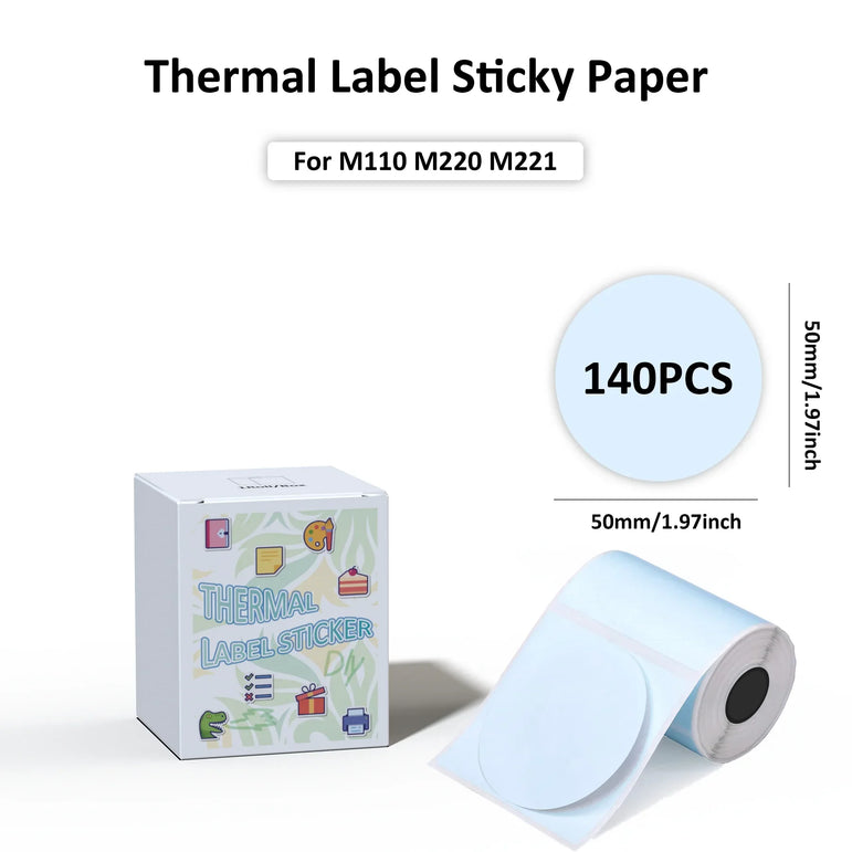 M110 Paper Compatible With M110/M120/M220/M221 Label Maker Printer Thermal paper Label Maker Paper M110 Label For Small Business