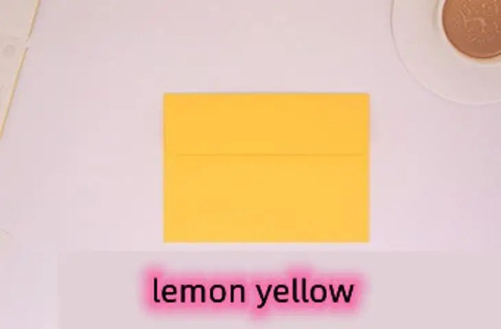 10pcs/pack 13.3x18.4cm Red Envelope Kraft Yellow Green Color Letter Paper Envelopes for Gift Photo Bags Packaging