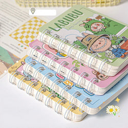A7 Cartoon Capybara Coil Notebook Kawaii Learning Coil Book Cute Study Pocket Notepad Small Notebook School Stationery 
﻿ 
﻿