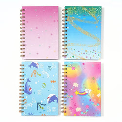 1pc Cartoon Unicorn Notebook Student Children's Silicone Decompression Bubble Coil Notebook Stationery Supplies Gifts 2025 New