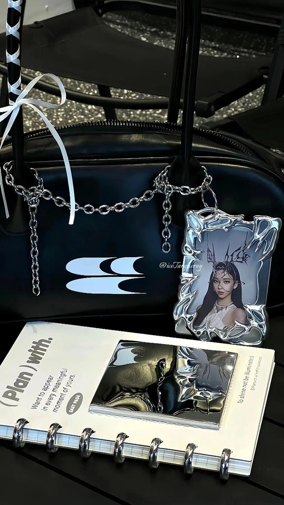 Electroplating Card Storage Cover Kpop Star Card Storage Personalized Fashion Accessories Decoration Office Study Supplies
