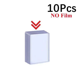 1-50PCS Transparent Korean Kpop Card Sleeve with Protective Film Clear Card Holder Idol Photo Game Card Toploaders Cover 35PT