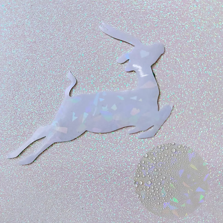KRYON A4 20 Sheets Diamond Pattern Size:8.3x11.7 inch 210x297mm Holographic Sticker Paper Glitter Clear Cold Laminating Film