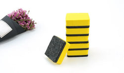 2/4pcs Kitchen Whiteboard Dry Eraser Magnetic Whiteboard Eraser Marker Cleaner Chalk Blackboard Wipe School Office Supplies