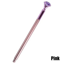 25 Pcs Wholesale Creative Plastic Big Diamond Gel Pen for Gift Pen Student Pen Fresh Stationery Back To School Gel Pen Set