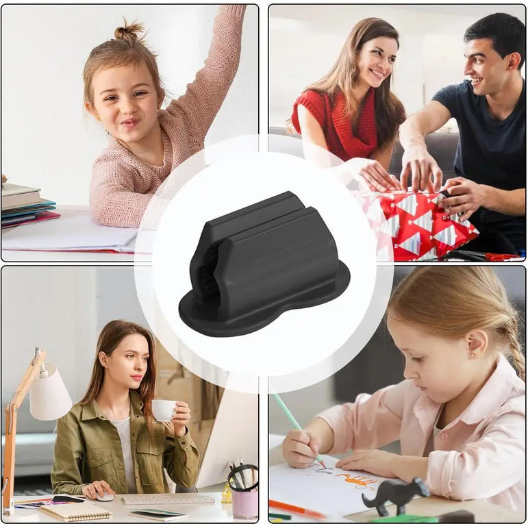 Silicone Pen Holder Self-Adhesive Silicone Pen Clip Desk Pencil Holder Wall Mounted Pencil Clip Ballpoint Pen Pencil Storage Cli