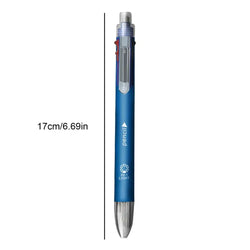 6 In 1 Multicolor Ballpoint Pen 5 Colors Ball Pen Creative Multicolor Ballpoint Pen 1 Automatic Pencil With Eraser for School
