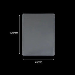 1-50PCS Transparent Korean Kpop Card Sleeve with Protective Film Clear Card Holder Idol Photo Game Card Toploaders Cover 35PT