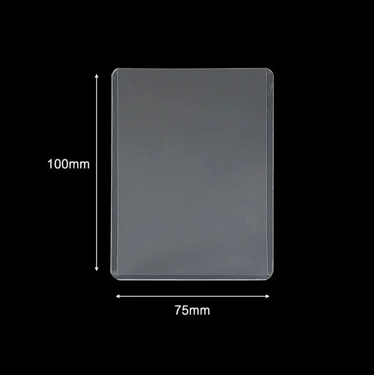 1-50PCS Transparent Korean Kpop Card Sleeve with Protective Film Clear Card Holder Idol Photo Game Card Toploaders Cover 35PT