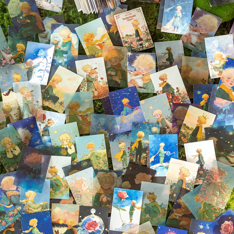 300pcs/bag double share pack cardstock fantasy museum series material book DIY handbook card diary notebook decorative material