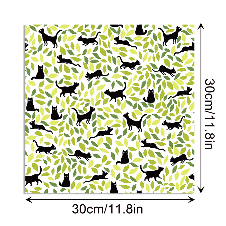 24pcs 30*30cm lovely Cat Scrapbook Craft Paper DIY Craft Paper Art Background Paper Origami Card Making Photo Album Decoration
