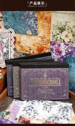 20pcs/lot Memo Pads Material Paper Renaissance Illustrated Scrolls Junk Journal diary Scrapbooking  Background Decoration Paper