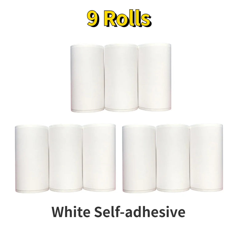 Self-Adhesive Instant Camera Print Refill Paper- Photo Printer Thermal Paper Rolls Instant Print Camera Refill Paper,57x30mm