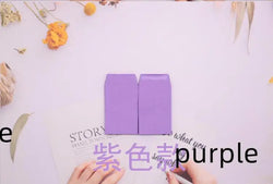 20pc Small 6x9cm Gule Stick Paper Letter Pocket Envelops for Cash Coin Mini Paper Envelopes Bag Small Business Supplies Red