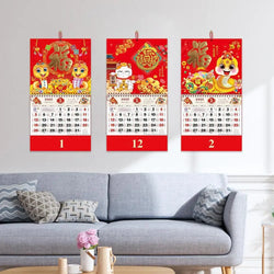Year Of The Snake Wall Calendar 2025 New Year Wall Planner Calendar Traditional Chinese 2025 Lunar New Year Calendar