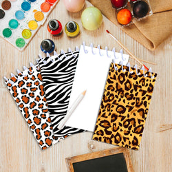 16pcs Football Mermaid Animals Mini Spiral Pocket Notebooks Memo Pad Coil Booklet Notepads For Kids Gifts Party School Diaries