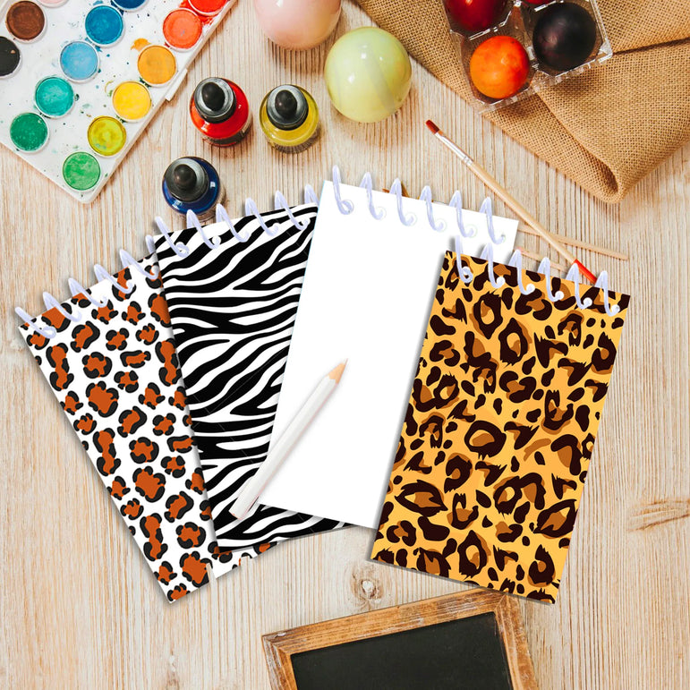 16pcs Football Mermaid Animals Mini Spiral Pocket Notebooks Memo Pad Coil Booklet Notepads For Kids Gifts Party School Diaries