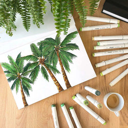 Ohuhu Sketchbook Marker Paper Pad Art Sketch Book Drawing Papers Hardcover Sketching Books for Markers Heavyweight Sketchpad