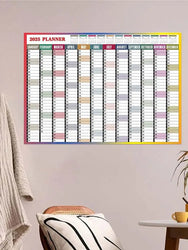 2025 Calendar Planner Sheet Large Wall Calendar Kawaii To Do List Planner Target List Schedule Organizer Office Supplies