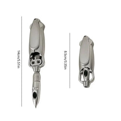 Creative Squid Shaped Folding Ballpoint Pen 0.5mm Black Gel Pen Writing Tools School Student Stationary Office Supplies