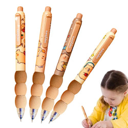 4Pcs Cute Cartoon Capybara Retractable Erasable Pens Cute Capybara Pens Nibs Blue Ink Writing Supplies Aesthetic Stationery