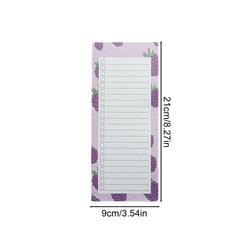 50 Sheets Magnetic Fridge Notepads To-Do List Pad Memo Pad for Grocery Shopping Memos Mini To-do-list Note Paper Pad Reminders