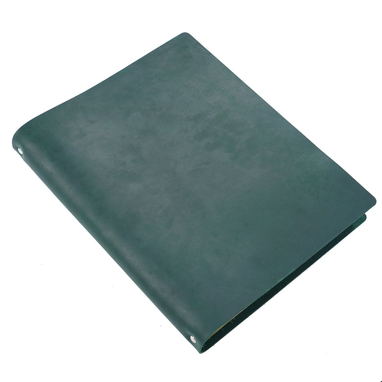 First-layer Cowhide Notebook A4 Enlarged Notebook Crazy Horse Leather Binder Thickened Sketchbook Retro Notepad Gift Notebook