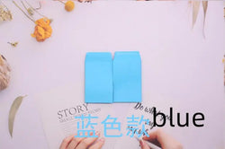 20pc Small 6x9cm Gule Stick Paper Letter Pocket Envelops for Cash Coin Mini Paper Envelopes Bag Small Business Supplies Red