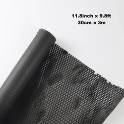 Black Honeycomb Paper 30cm Recyclable Buffer Kraft Paper Honeycomb Buffer Wrapping Paper Transportation Gift Packaging Art