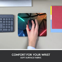 Mouse Pad Desk Pad Extended Mouse Mat 31.5x11.8in Large Computer Keyboard Desk Mat Desk Pad with Non-Slip Base and Stitched Edge