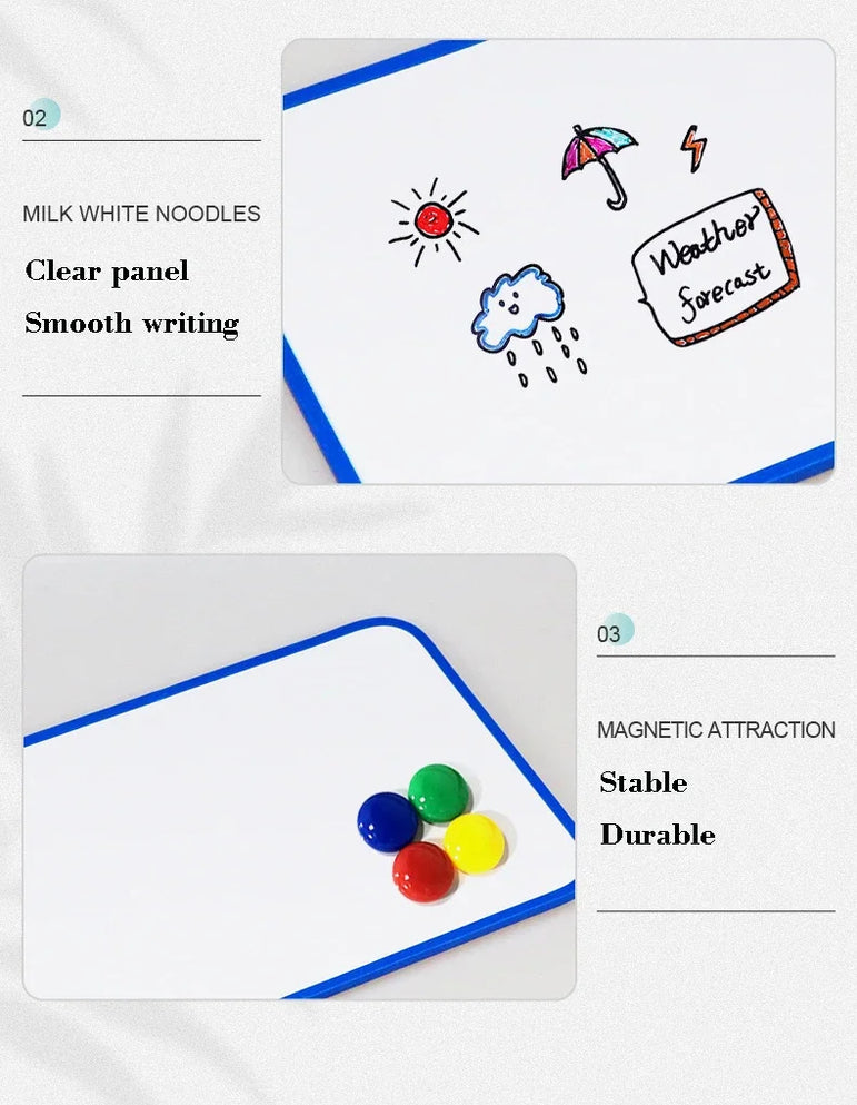 A3 Size Double-Sided Dry Erase Whiteboard Writing Drawing Painting Graffiti Family School Office Bulletin Board Message Board