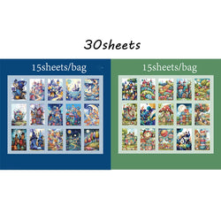 Mr Paper 30pcs Fairytale world series material paper handbook material background decorative paper DIY collage photo frame album