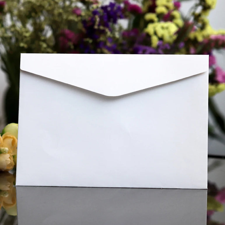 100 Pcs Mini Blank Envelopes Card Storage Bag Paper Envelope Document Holder Business Letter Envelope Money Bag Thickened File